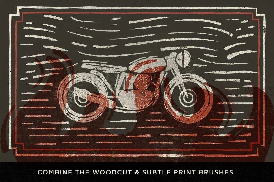 The Woodcut Brush Kit for Affinity Designer