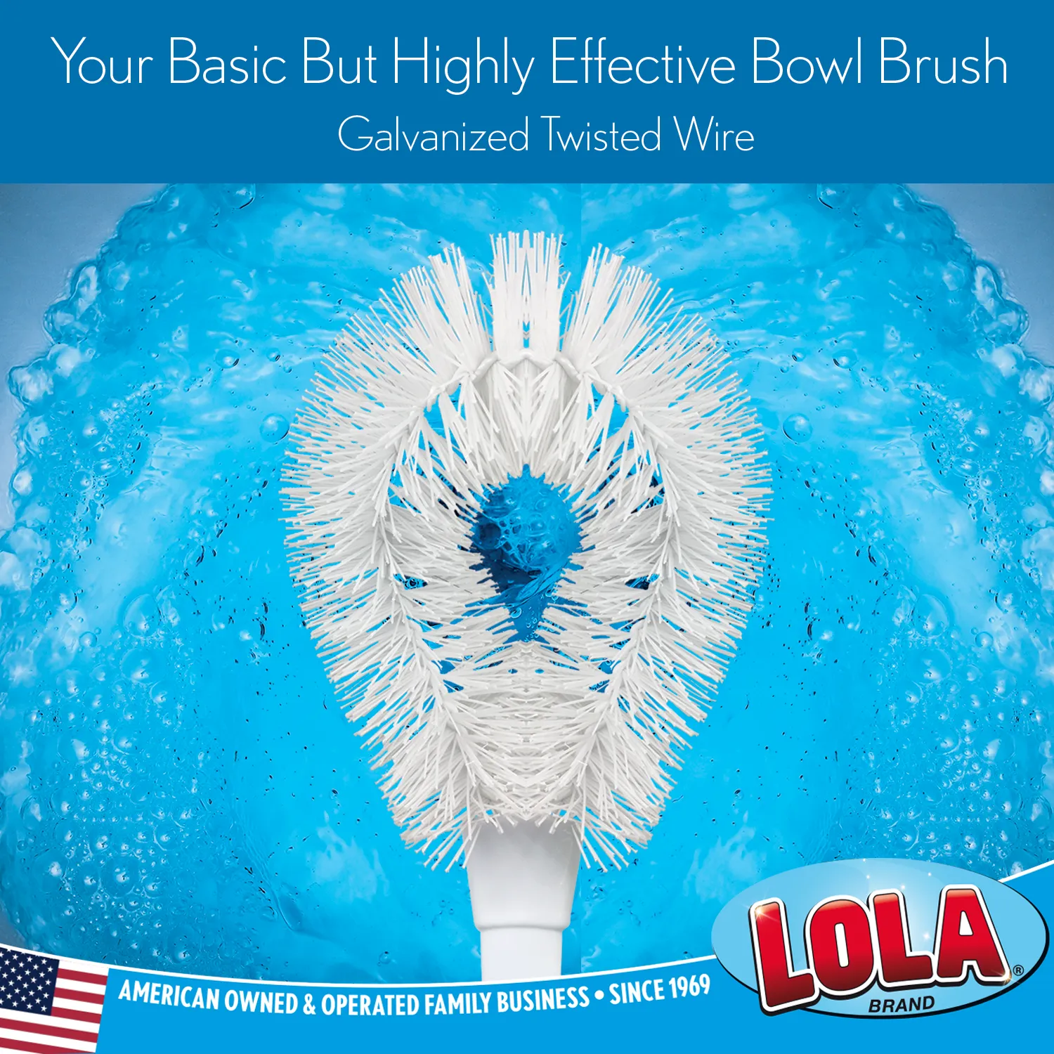 Toilet Bowl Brush, w/ Curved Head