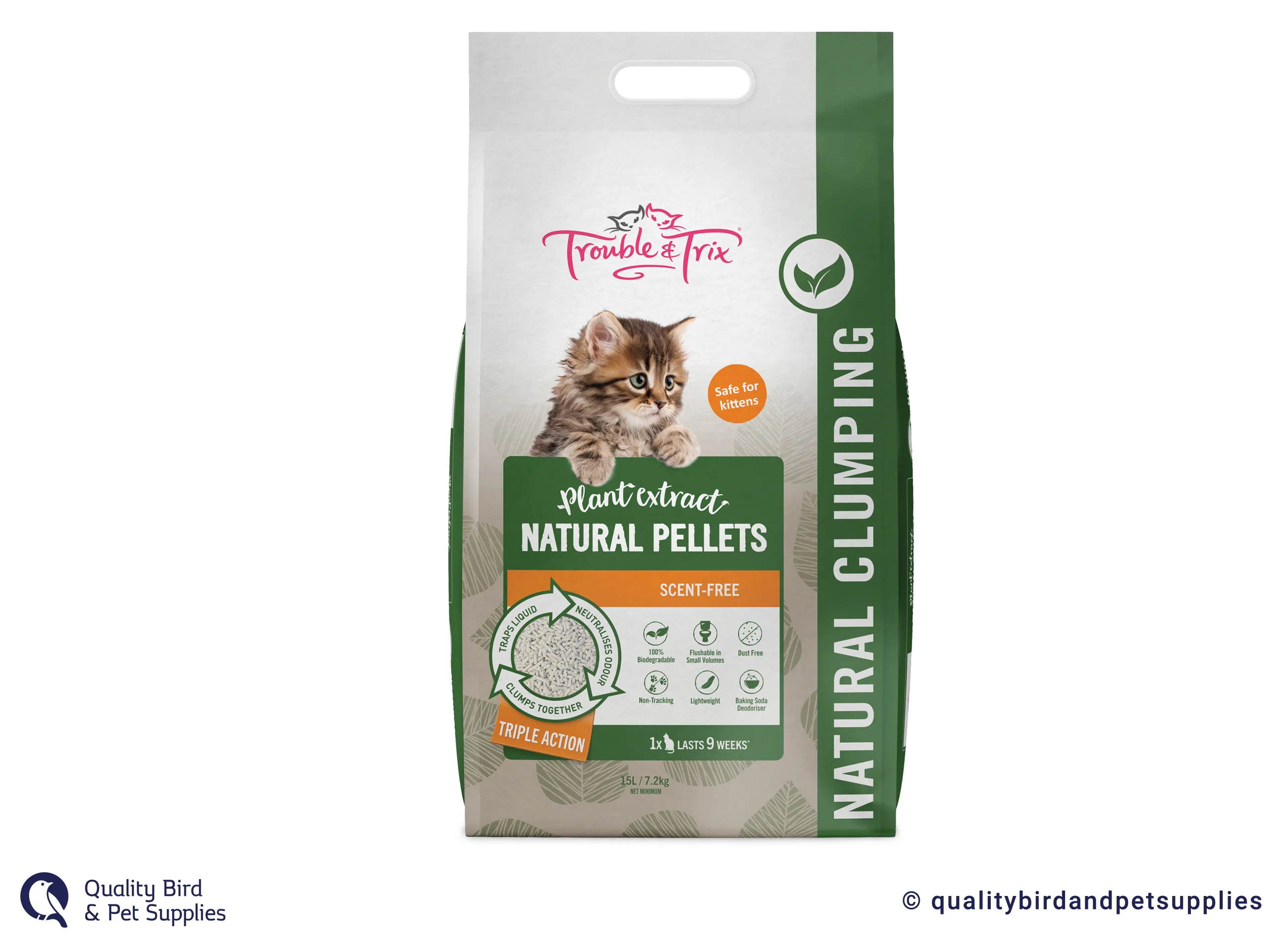 Trouble and Trix Natural Cat Litter