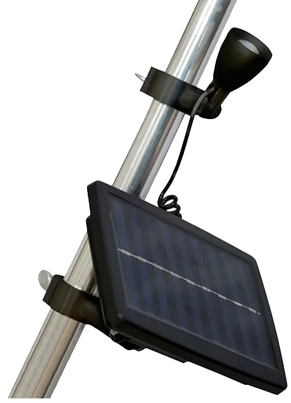 Valley Forge FPML-1 Flagpole Micro Light, 1-Lamp, LED Lamp, Plastic Fixture, Black :EA: QUANTITY: 1