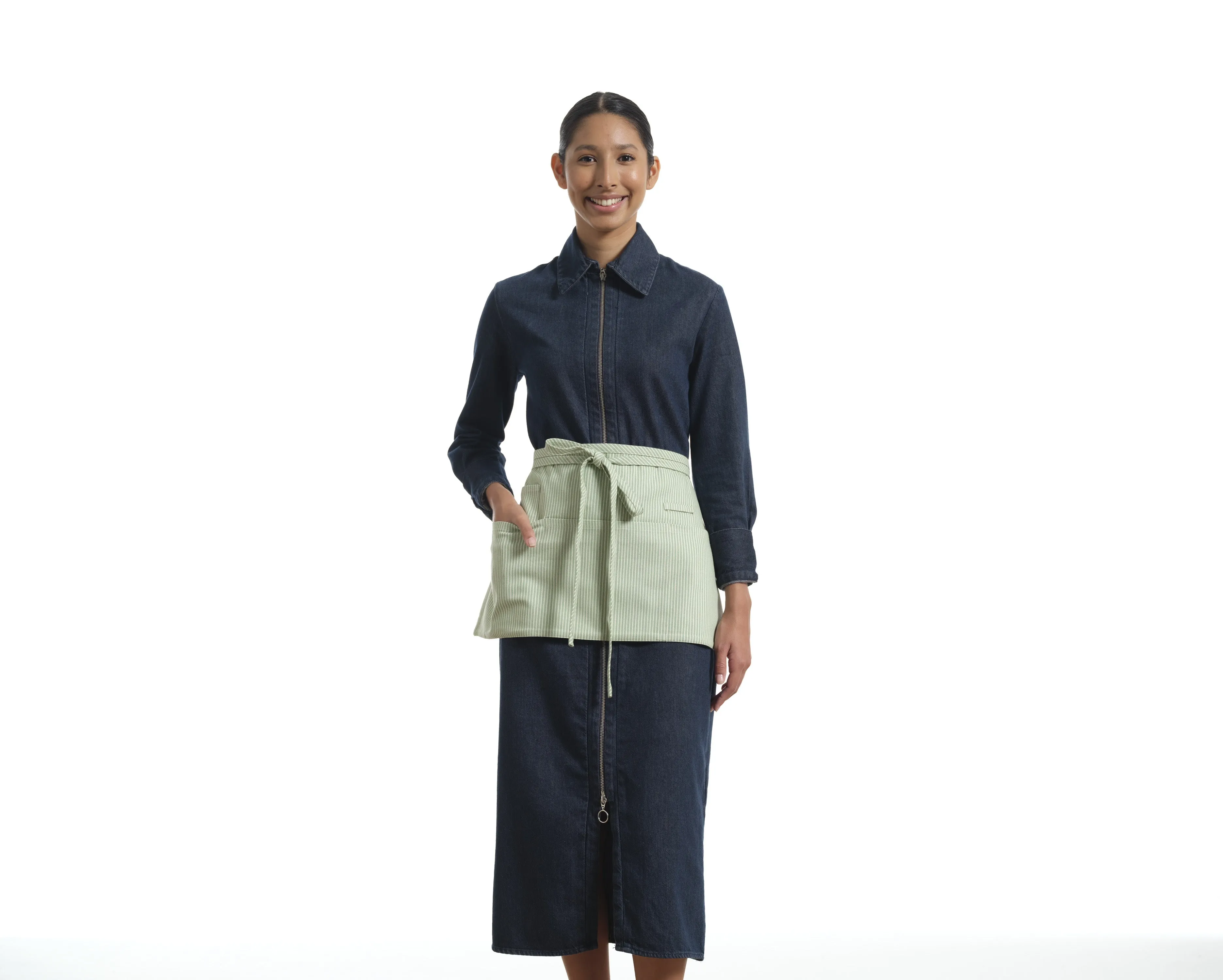 Waist Apron for Women and Men - Short Apron With 3 Pockets | Eco-Friendly