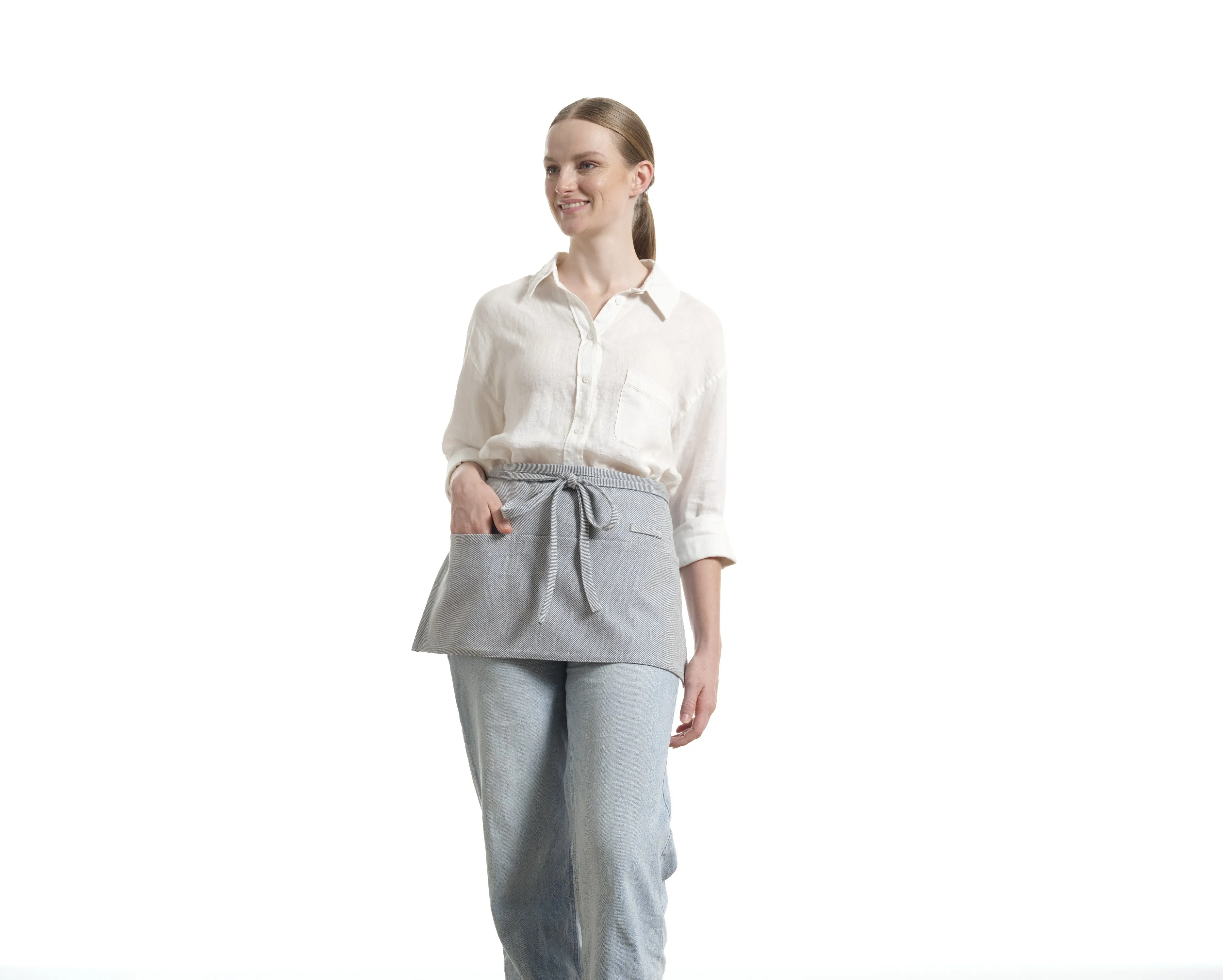 Waist Apron for Women and Men - Short Apron With 3 Pockets | Eco-Friendly