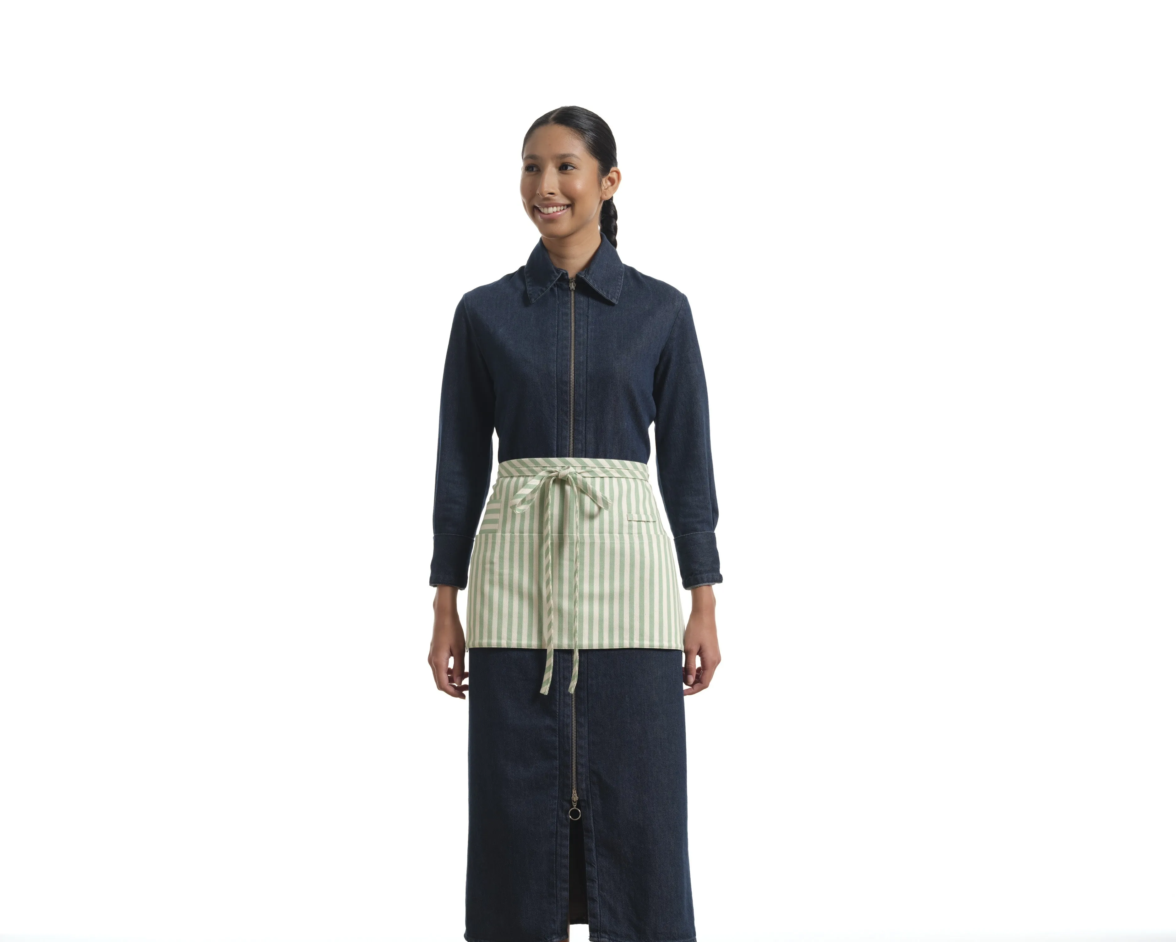 Waist Apron for Women and Men - Short Apron With 3 Pockets | Eco-Friendly