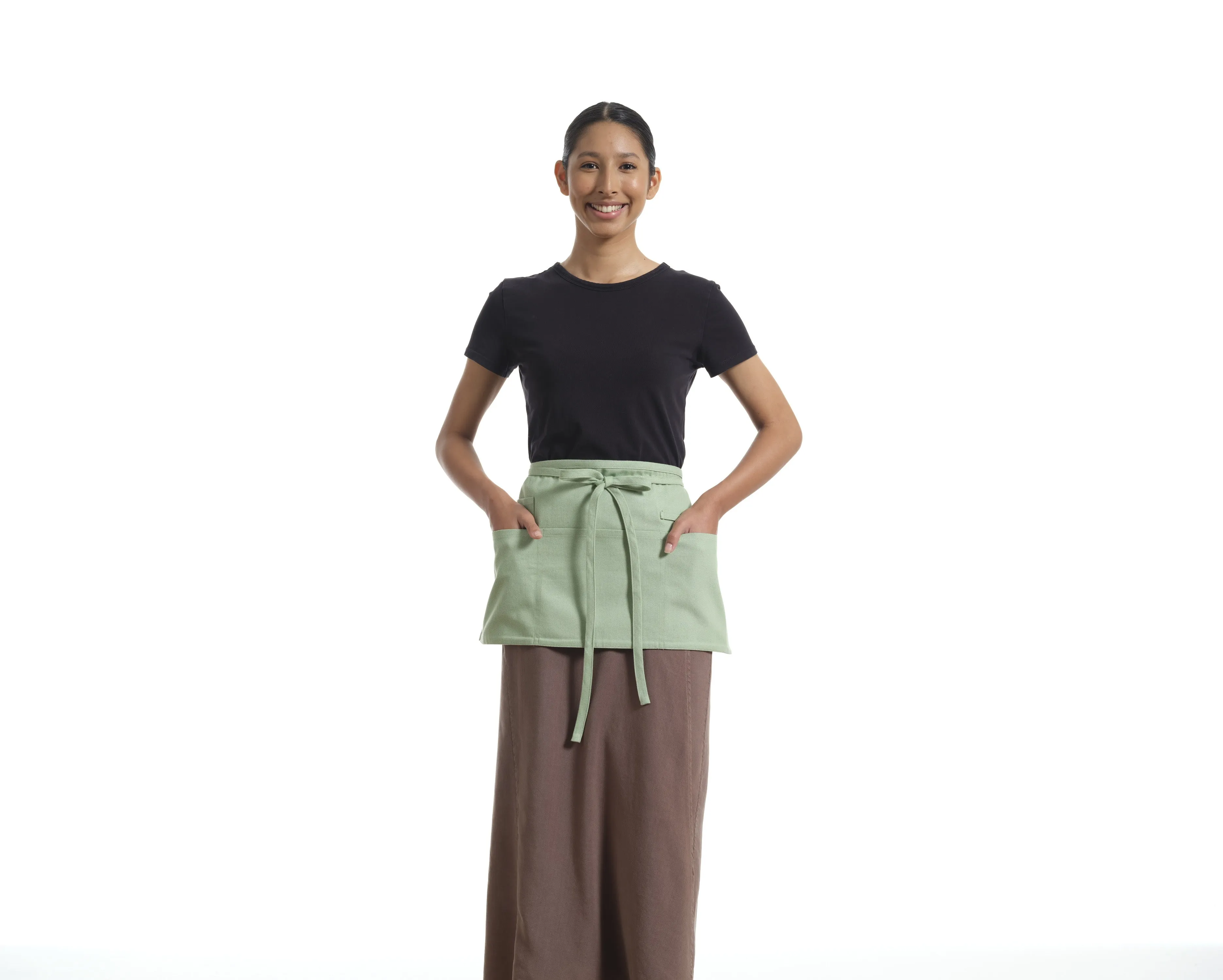 Waist Apron for Women and Men - Short Apron With 3 Pockets | Eco-Friendly