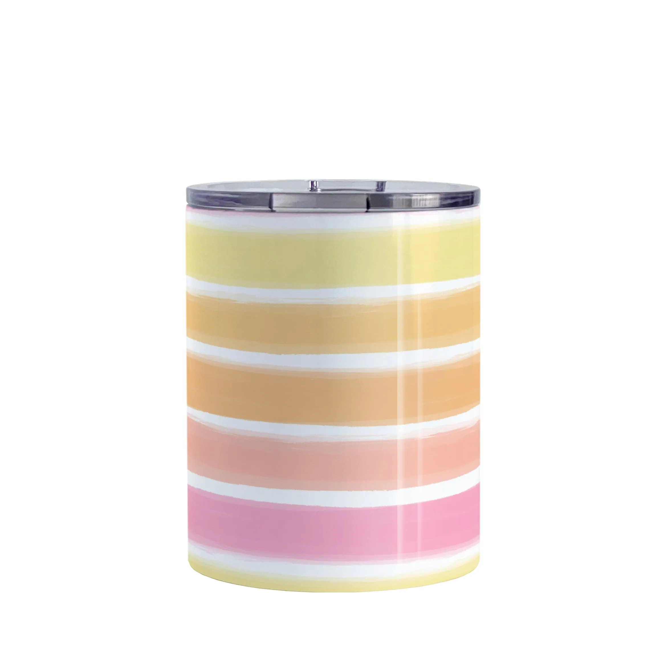 Warm Paint Strokes Tumbler Cup