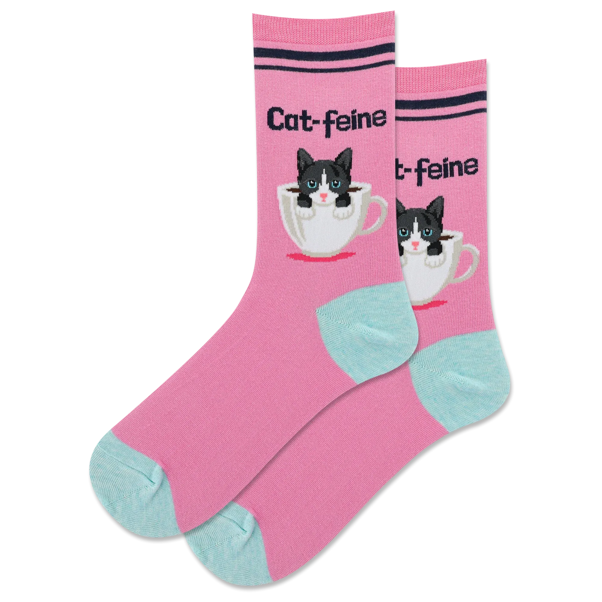 Women's Cat-Feline Crew Socks