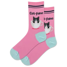 Women's Cat-Feline Crew Socks