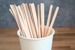 Wooden Coffee Stirrer (10,000pcs) | 5.5 inch | Unwrapped