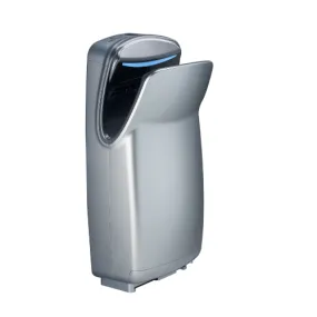 WORLD DRYER® V-649A VMAX® V2 - High-Speed, Surface-Mounted, Vertical Hands-Down-In 110V/120V SILVER (Replaces the Discontinued V-629A, V-639A, and V674A)