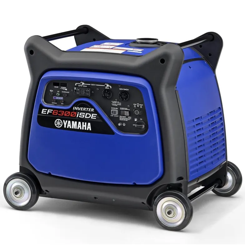 Yamaha EF6300ISDE 5500W/6300W 120/240V Electric Start Gas Inverter Generator With CO Sensor New