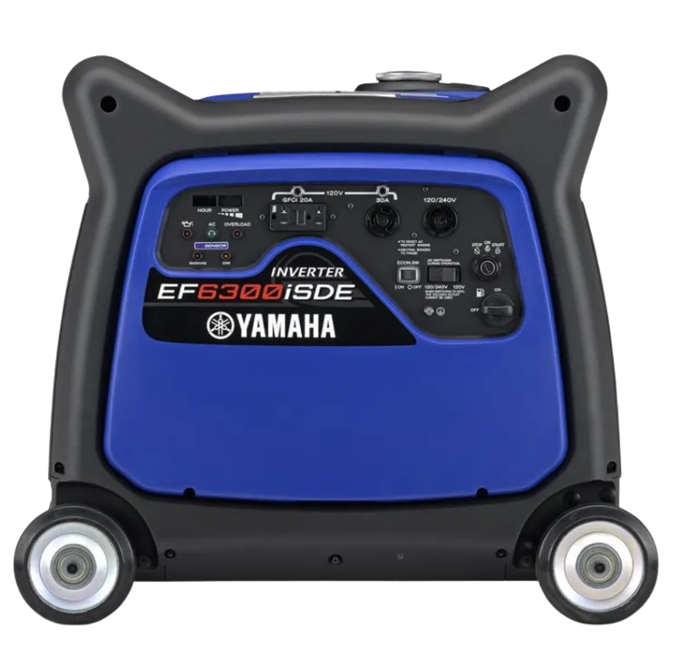 Yamaha EF6300ISDE 5500W/6300W 120/240V Electric Start Gas Inverter Generator With CO Sensor New