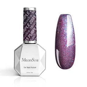 Z035 Universe Purple Glitter - Gel Nail Polish(15ml)