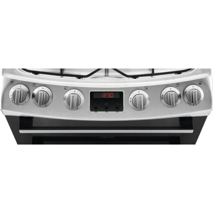 Zanussi 60CM Freestanding Gas Cooker - Stainless Steel | ZCG63260XE