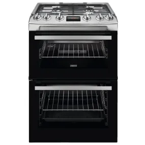 Zanussi 60CM Freestanding Gas Cooker - Stainless Steel | ZCG63260XE